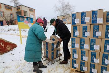 UN aid supplies arrive for Ukraine's most vulnerable communities in Kharkiv Oblast, who face continuing Russian attacks.