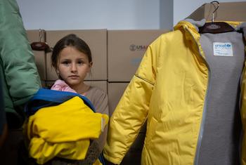 The UN Children's Fund (UNICEF) is helping Ukrainians prepare for winter during the war. (file)