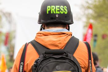 UNESCO actively promotes the safety of journalists and those who produce journalism. 