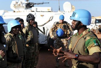 UN peacekeepers on patrol in Sudan’s Abyei region.