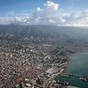 An aerial view of Haiti's capital Port-au-Prince.